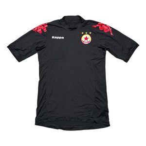Kappa CSKA Sofia Bulgaria 2011-2012 Black Away Soccer Jersey Mens XL